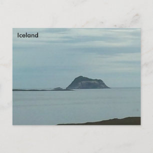 Skrúður Island, Island Postkarte