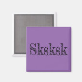 sksk magnet (Vorderseite/Rückseite)