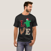 SKSKSK And I Oop Girls Christmas Tree Turtle Holid T-Shirt (Vorne ganz)