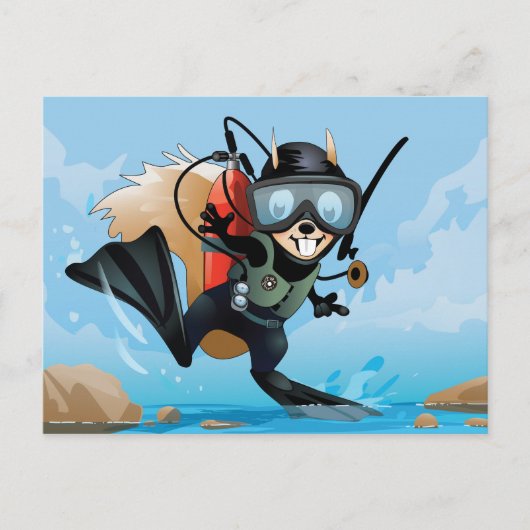 Skubadierfalke auf der Ansichtskarte Postkarte (Vorderseite)