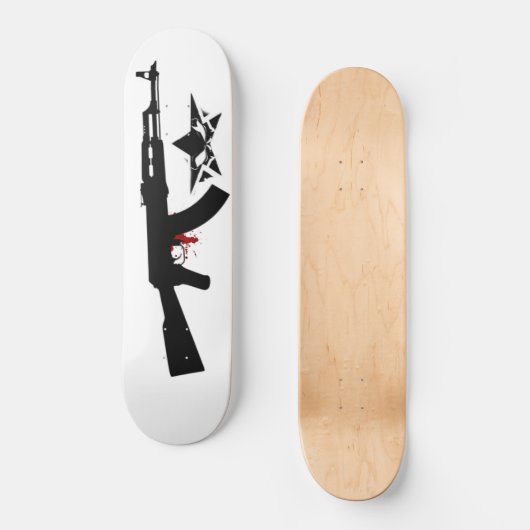 Skuil.ly's AK-47 Deck Skateboard (Vorderseite)