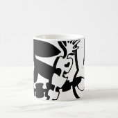 SKULETONS-BUNNEN UND KNOCHENKÖRPER KAFFEETASSE (Mittel)