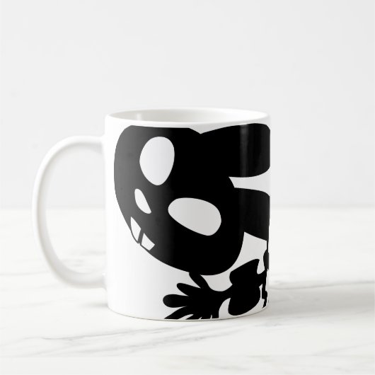 SKULETONS-BUNNEN UND KNOCHENKÖRPER KAFFEETASSE (Links)