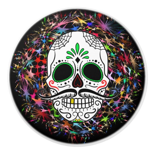 Skull20170396 Keramikknauf (Vorderseite)