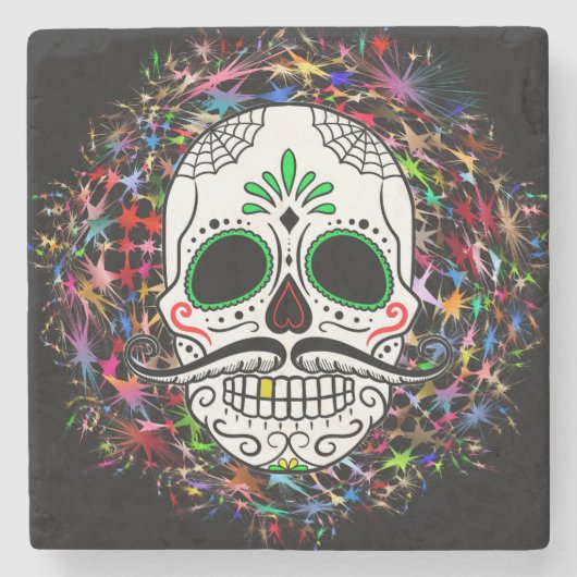 Skull20170396 Steinuntersetzer (Vorderseite)