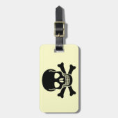 skull 01 gepäckanhänger (Vorderseite vertikal)