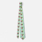 SKULL 80er STYLE Krawatte (Rückseite)