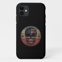 SKULL-AMERIKANISCHE FLAGPATRIOTISCHE GESCHENKE