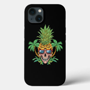 Skull Ananas Aloha Strände Hawaiianische Blume Haw Case-Mate iPhone Hülle