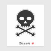 Skull and Bones Aufkleber (Blatt)