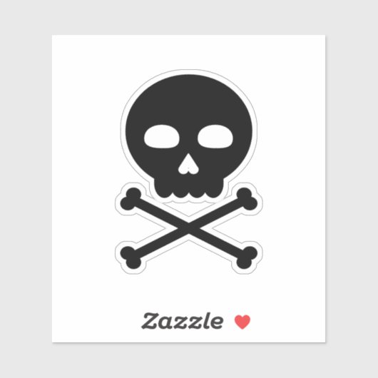 Skull and Bones Aufkleber (Blatt)