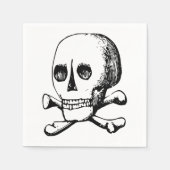 Skull and Bones Paper Napkins Serviette (Vorderseite)