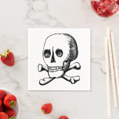 Skull and Bones Paper Napkins Serviette
