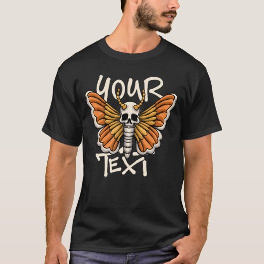 Skull And Butterfly streetwear  T-Shirt (Vorderseite)