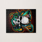 Skull and Cobras Puzzle mit Geschenkboxen (Horizontal)