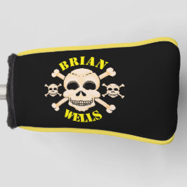 Skull and Crossbones Golf Head Cover (Putter) Headcover