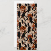 Skull and crow crew Halloween Print Einladung (Vorne/Hinten)