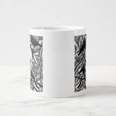Skull and Crows Halloween Jumbo-Tasse (Vorderseite)