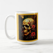 Skull and roses kaffeetasse (Links)
