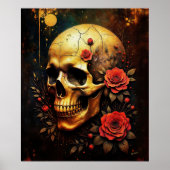 Skull and Roses Poster (Vorne)