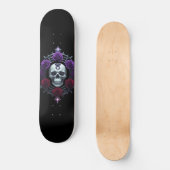 Skull and Snake Gothic Skateboard (Vorderseite)