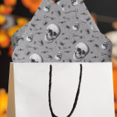 Skull and Spiders Pattern Halloween Seidenpapier