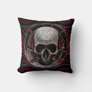 Skull Ars Longa Vita Brevis Kissen