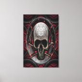 Skull Ars longa Vita brevis Leinwanddruck (Vorderseite)