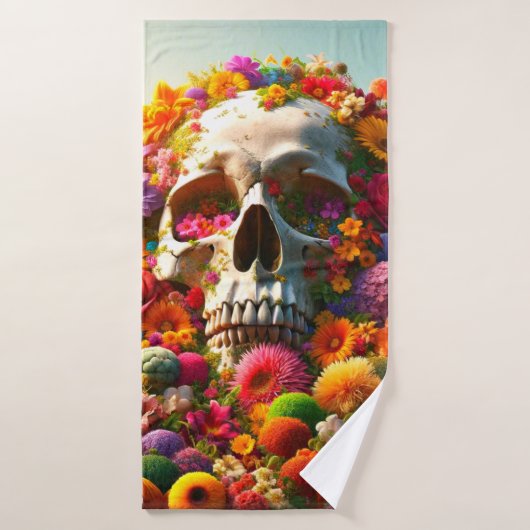 Skull Art Badehandtuch (Badehandtuch)