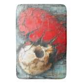 Skull Art Badematte (Vorderseite Vertikal)