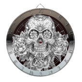 SKULL Art Dartboard Dartscheibe (vorne)