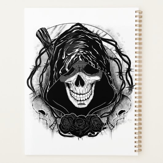 Skull Art Design Planer (Rückseite)