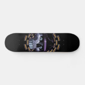 Skull Art Design Skateboard (Horizontal)