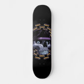 Skull Art Design Skateboard (Vorderseite)