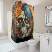Skull Art Duschvorhang (Beispiel)