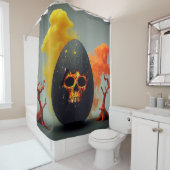 Skull Art Duschvorhang (Beispiel)