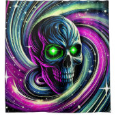 Skull Art Duschvorhang (Vorderseite)