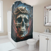 Skull Art Duschvorhang (Beispiel)