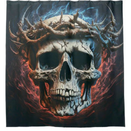 Skull Art Duschvorhang