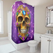 Skull Art Duschvorhang (Beispiel)