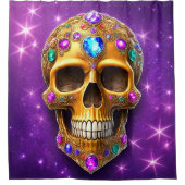 Skull Art Duschvorhang (Vorderseite)
