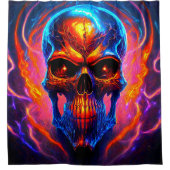Skull Art Duschvorhang (Vorderseite)