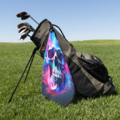 Skull Art Golfhandtuch (Gras)