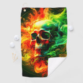 Skull Art Golfhandtuch (Insitu)