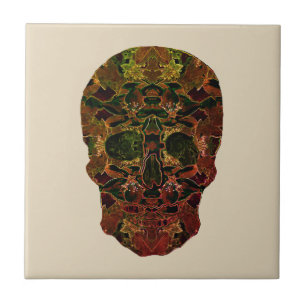 Skull Art Keramik Foto Tile Fliese