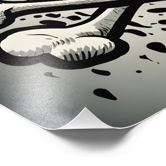 Skull Art Prints Fotodruck (Ecke)