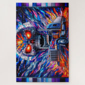 Skull Art Puzzle (Vertikal)