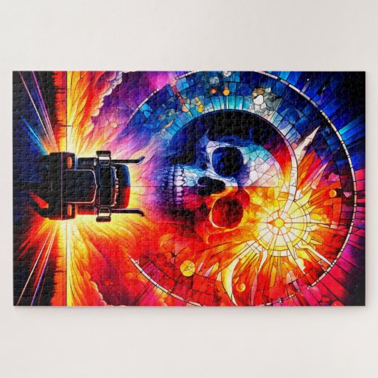 Skull Art Puzzle (Horizontal)