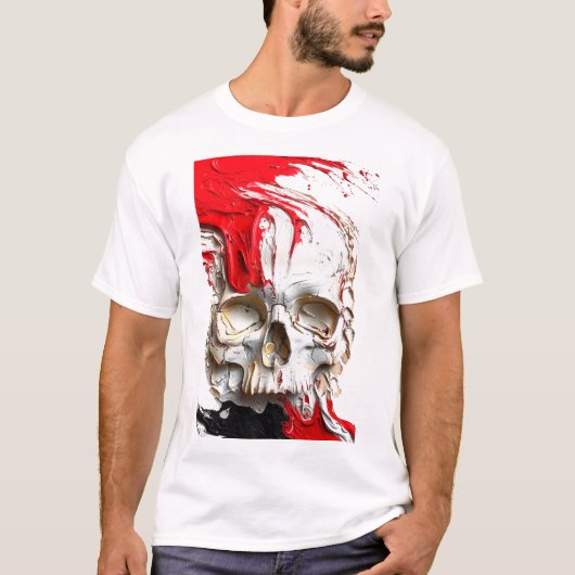 🏈 💀 🎨 Skull Art T-Shirt (Vorderseite)