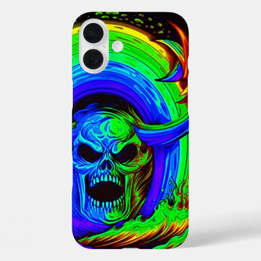 Skull Artwork Handy Case (Rückseite)